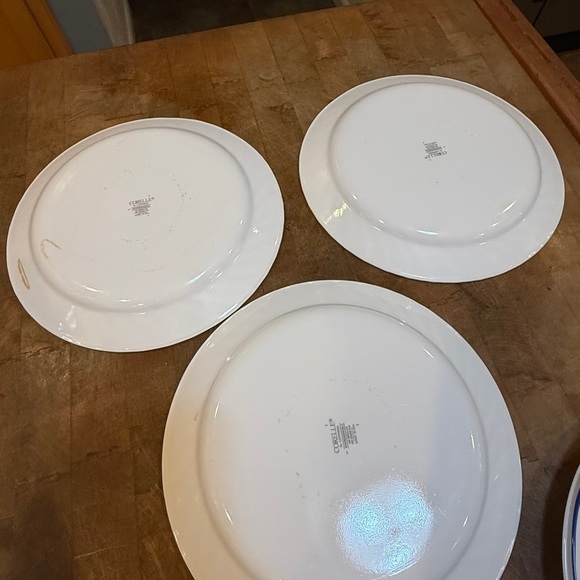 3 Corelle Pink Trio Pink Swirl Floral Dinner Plates 10.25- Set of 3 - Picture 11 of 13